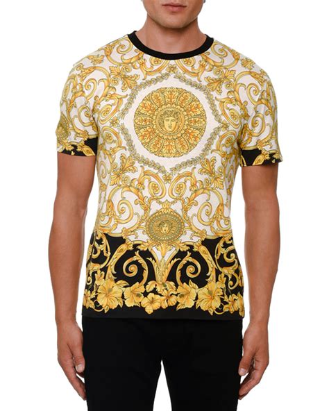 zalando heren sale t shirts versace|Versace Print T.